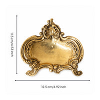 Baroque Jewelry Dish Compact Ornamental Jewelry Tray for Dresser