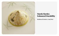 Conical Bamboo Hat water-resistant Pointed Bamboo Hat Breathable for Gardeners, grown-ups
