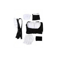 Alluring Nun Cosplay Outfit High Slit Design Halloween Nun Dress for Roleplay