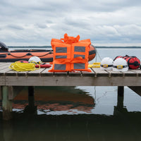 Life Jacket Wide Application Work Life Vest High Visibility for Kayaking, Adults