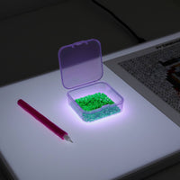 Bead Storage Container Transparent Mini Square Plastic Box Multipurpose