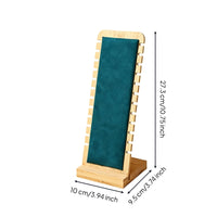 Bamboo Necklace Display Stand Tangle-Tangle-Less Storage for Photography Prop