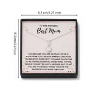Herringbone Necklace Charm Necklace Simple Design Women's Jewelry Non-Fading