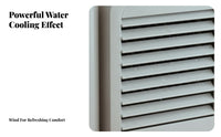 Low Noise Operation USB Water Cooling Fan Humidifies Mini Desk Air Cooler 3 Wind Speeds for Office Workers, Students, Dorm Room, Bedroom