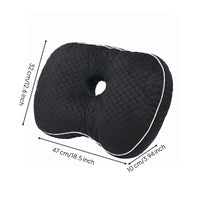 Side Sleeper Ear Pillow Checkered Ear Pillow White Piping