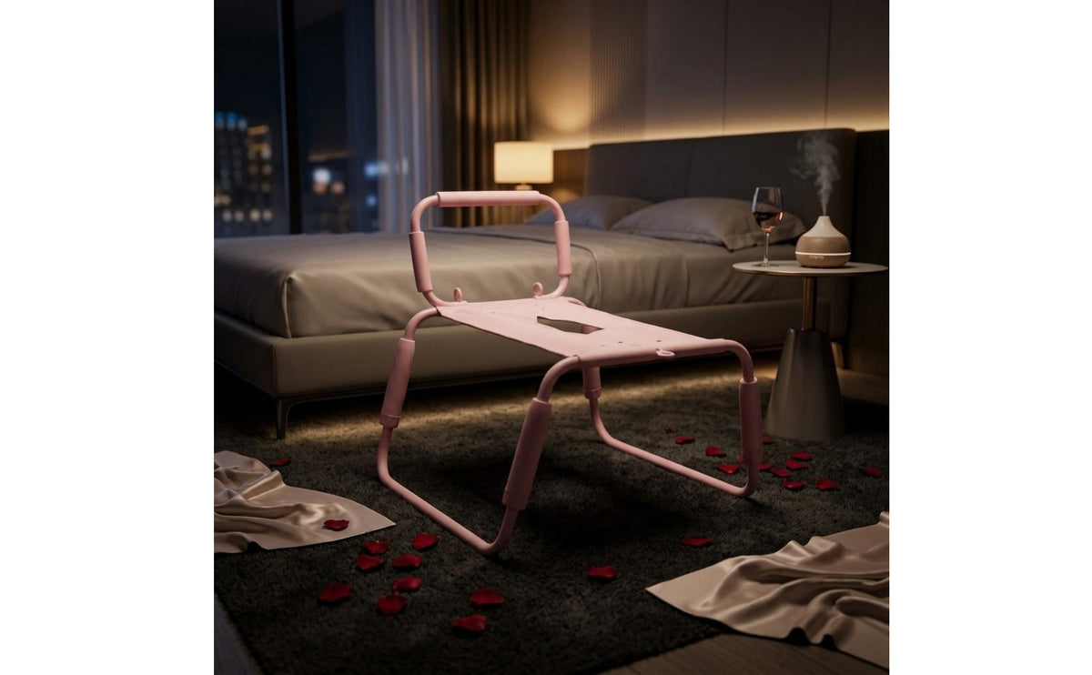 Center Cutout Central Opening Adjustable Hydraulic Saddle Stool Metal Frame Adjustable Saddle Stool Backrest Handle Seat Furniture High Load Capacity