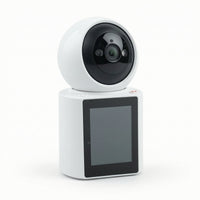 Communication System with Indoor Monitor High Resolution Tabletop Monitor with Camera Visual Communication System Camera