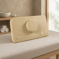 Rectangular Facial Support Pillow Cushiony and Cozy Salon Bed Pillow Washable Cover Massage Bed Cushion