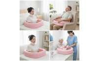 Shampoo Basin with Drainage Pouch Supportive for Bedside, Bedridden Patients
