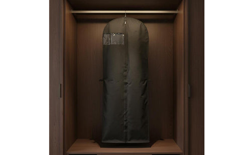 Wedding Dress Storage Bag Dustproof Hanging Garment Bag Portable Foldable Dress Protector for Jet-Setters