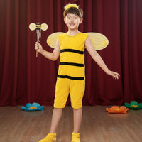 Kids Bee Costume Versatile Use Honey Bee Performance Costume Honeybee Dress-up Ensemble Breathable Honeybee Costume Ensemble