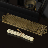 Mezuzah Case with Scroll Spiritual Gift Shema Israel Doorpost Sign for Office