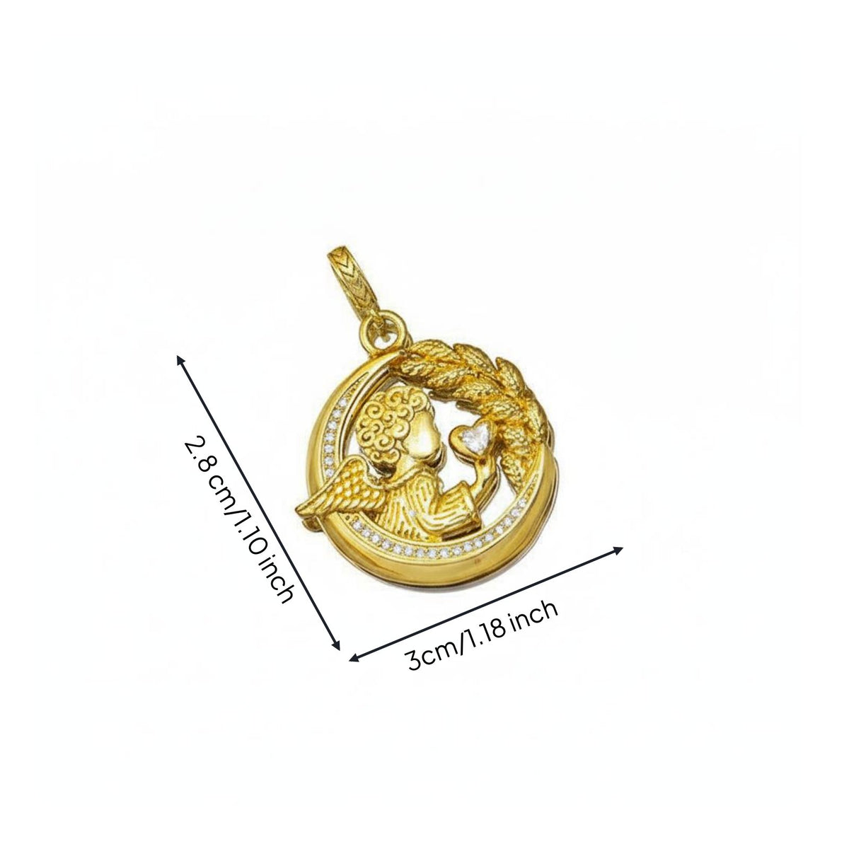 Mom Necklace Charm Micro Pave Setting Mom Heart Necklace Charm Sweet Gift