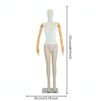 Full Body Mannequin with Square Base Stable for Retail Stores, Fashion Designers