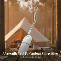 Handheld Electric Itch Reliever Portable Anti Itch Device Red Light