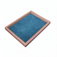 Jewelry Display Tray Rectangular Home Organizer Velvet Velvet-Lined
