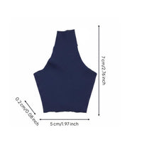 High Neck Doll Vest Sleeveless 1/6 Doll Crop Top Stretchy