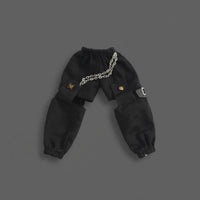 6 Inch Action Figure Pants Finely Crafted Miniature Hip Hop Pants for Dioramas