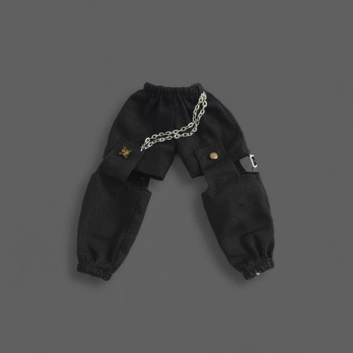 6 Inch Action Figure Pants Finely Crafted Miniature Hip Hop Pants for Dioramas