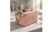 Waterproof Travel Cosmetic Bag Large Capacity Travel Makeup Bag Organized Pockets Portable Makeup Case for Jet Setters, Airplane Security, Gym