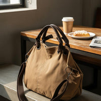 Canvas Tote Bag Vintage Aesthetic Canvas Shoulder Handbag Minimalist Design