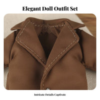 1/12 Doll Suit jacket Miniature Figure Doll Clothes Elegant Miniature Formal Wear for Hobbyists