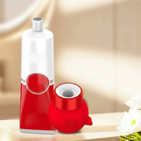 Manual Toothpaste Pump Reduces Waste Bathroom Accessory Easy Press for Children
