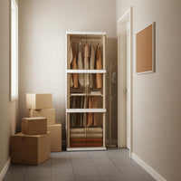 Foldable Clothes Wardrobe Installation-No-Assembly Freestanding Clothes Storage