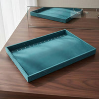 Jewelry Tray Velvet Lined Necklace Tray Space-Saving for Craft Fair