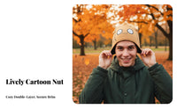Cute Design Potato Beanie Warm Nut Hat Comfortable for All Genders, Teenagers, Cold Weather, Daily Wear, Outdoor