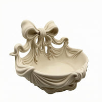 Shell Jewelry Tray Layered Ridges Bow Jewelry Tray Smooth Curves