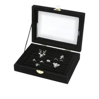 Band Earring Storage Case Multi-Functional Band Display Organizer Dust-Proof