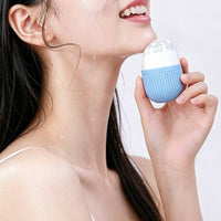 Silicone Facial Ice Mold Domed Face Massager Rounded