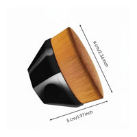 2 Pieces Flush-Tip Foundation Brush Multi-Functional Liquid Foundation Brush