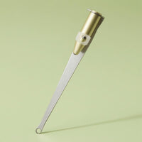 Metal Tonsil Stone Remover Loop Opening Oral Cleaning Tool Gold-Colored
