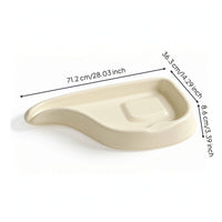 Shampoo Basin Reinforced Bedside Shampoo Basin Ergonomic for Bedridden Patients Women, Home Care, Assisted Living
