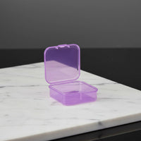 Bead Storage Container Transparent Mini Square Plastic Box Multipurpose