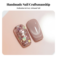 Acrylic Fake Nails, Pre-Shaped Short, Press On, DIY Manicure