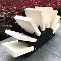 Tile Sample Display Rack Heavy Duty Stone Sample Stand Sturdy Construction
