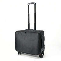 Rolling Makeup Case with Illuminated Mirror Multi-Compartment Rolling Makeup Case Lightweight Beauty Organizer for Beauticians