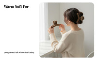 Furry Grip Fastener Korean Design Furry Fastener Furry Jaw Clamp Strong Hold Fuzzy Hair Clamp Nonslip for Women, Everyday Wear