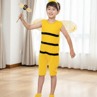 Kids Bee Costume Versatile Use Honey Bee Performance Costume Honeybee Dress-up Ensemble Breathable Honeybee Costume Ensemble