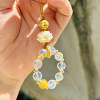 Chinese Fortune Car Ornament Elegant Design Beaded Car Amulet for Women