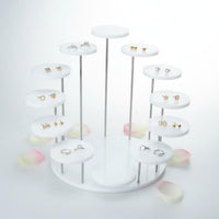 Multi Tier Display Stand Versatile Use Round Cupcake Stand for Trade Exhibition