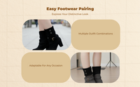Ankle Socks, Warm Tube, Unisex, Breathable, Black, cream