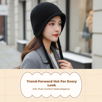 Soft Knit Hat, Warm, Women, Outdoor, Relaxed