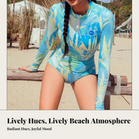 Women's UPF 50+ quick-dry rash guard
