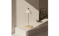 Necklace Holder with Hooks Compact Display Stand Space Saving for Dresser, Women
