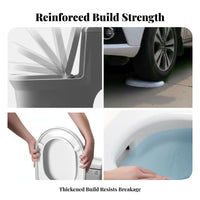 Toilet Seat with Cover Non-Slip gentle-close Seat and Lid Quick quick-release for Hotel