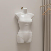 Hollow Rear Mannequin Shell Lightweight Swimsuit Display Hanger Hollow Rear Mannequin Stackable Hanging Figure Form Rotating